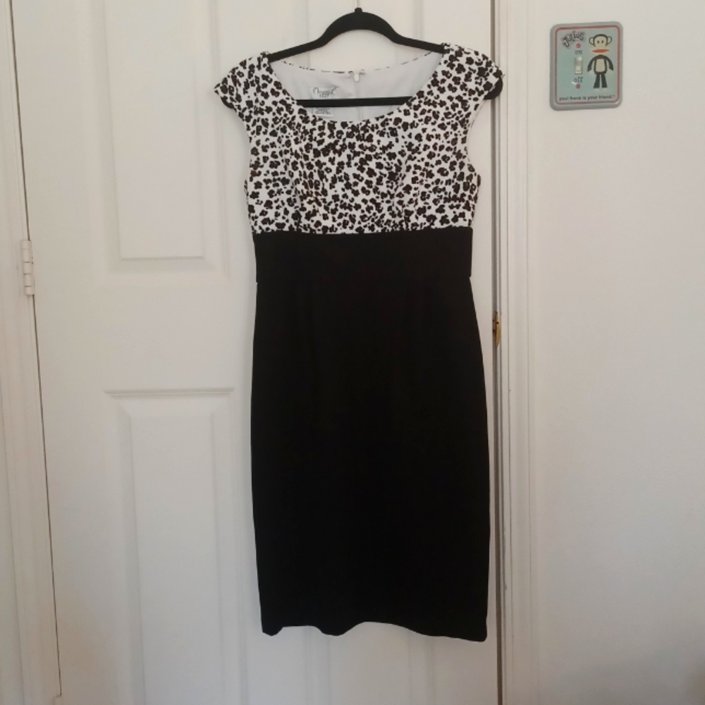 Business Casual Leopard Print Dress